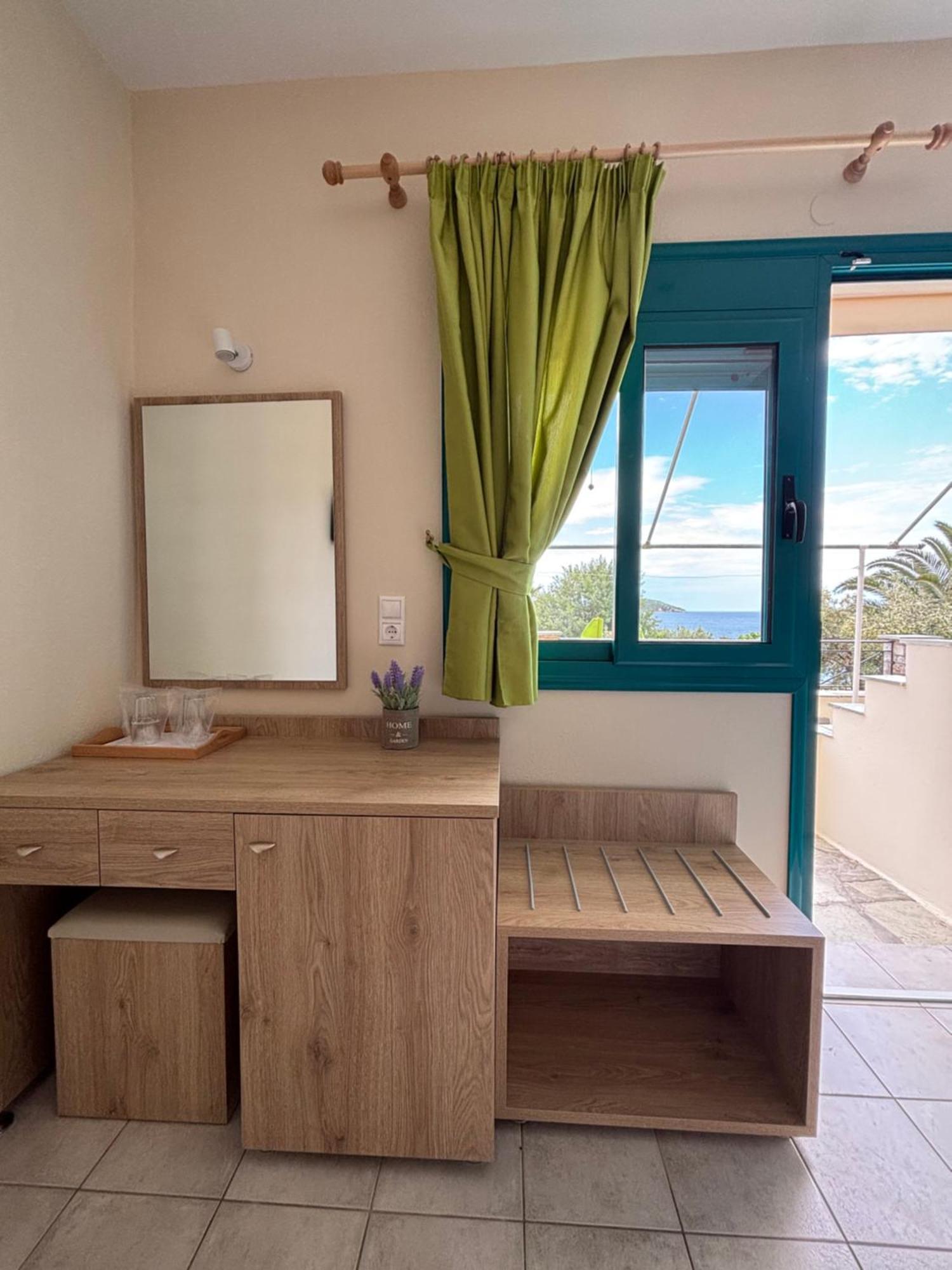 Angeliki Beach Hotel Megali Ammos  Dış mekan fotoğraf